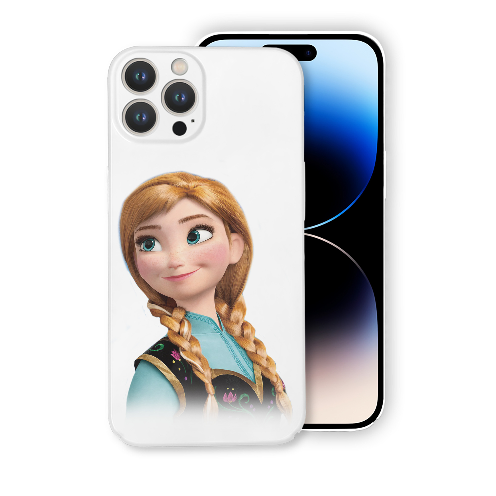 （画像用） アナと雪の女王 アンナ エルサ Frozen Anna Elsa 【iPhone 14シリーズ対応】ハードケース